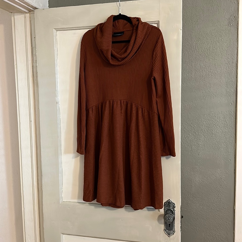 Cynthia Rowley Rust Sweater Dress